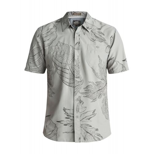 퀵실버 Quiksilver Mens Wake Xoa UPF 50+ Sun Protection Shirt