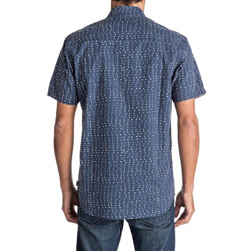 퀵실버 Quiksilver Mens New Merica Short Sleeve Button Down