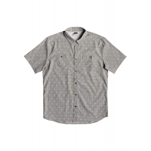 퀵실버 Quiksilver Mens Wake Manoa Rain Button Down Shirt