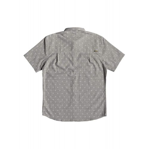 퀵실버 Quiksilver Mens Wake Manoa Rain Button Down Shirt