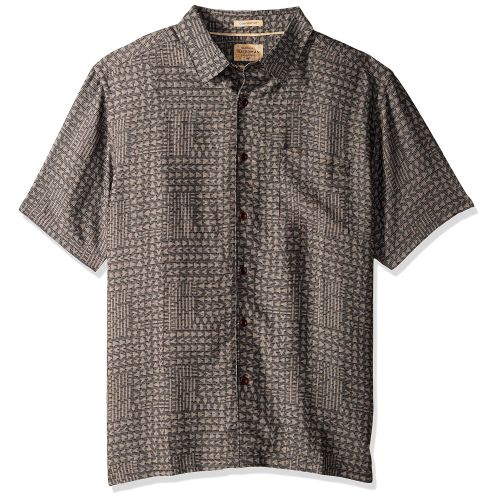 퀵실버 Quiksilver Mens Tribal Matters Button Down Shirt