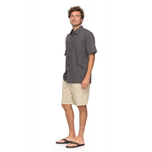 퀵실버 Quiksilver Waterman Mens Cane Island Button Down Shirt