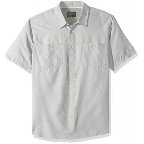 퀵실버 Quiksilver Mens Wake Solid UPF 50+ Sun Protection Shirt