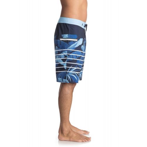 퀵실버 Quiksilver Mens Highline Island Time 21 Swim Trunk