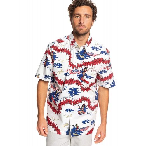 퀵실버 Quiksilver Mens Backscratcher Button Down Shirt