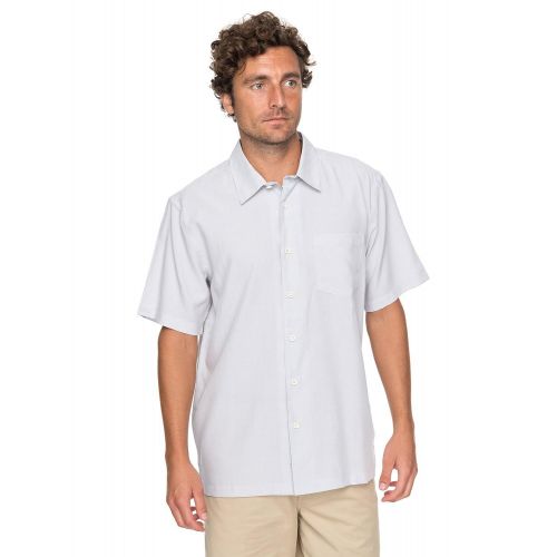 퀵실버 Quiksilver QUIKSILVER Waterman Mens Cane Island Button Down Shirt