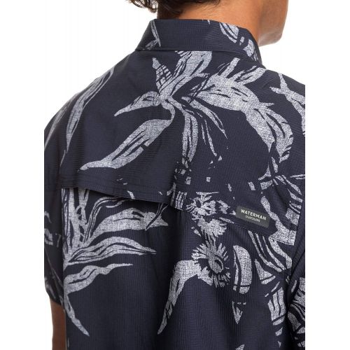 퀵실버 Quiksilver Mens Tech Beachrider Button Down Shirt