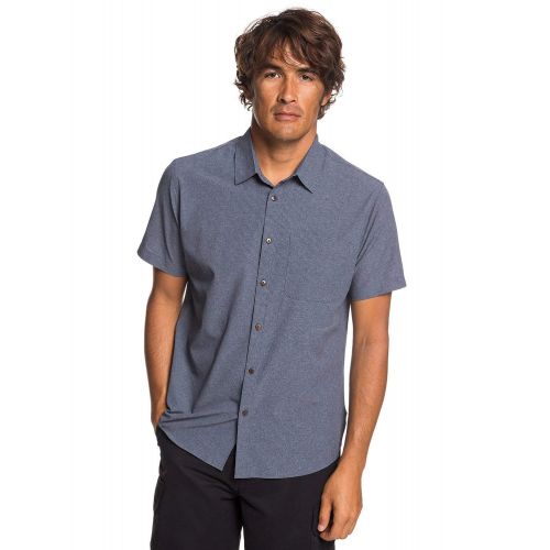 퀵실버 Quiksilver Mens Tech Tides Button Down Shirt