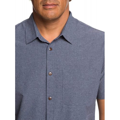 퀵실버 Quiksilver Mens Tech Tides Button Down Shirt