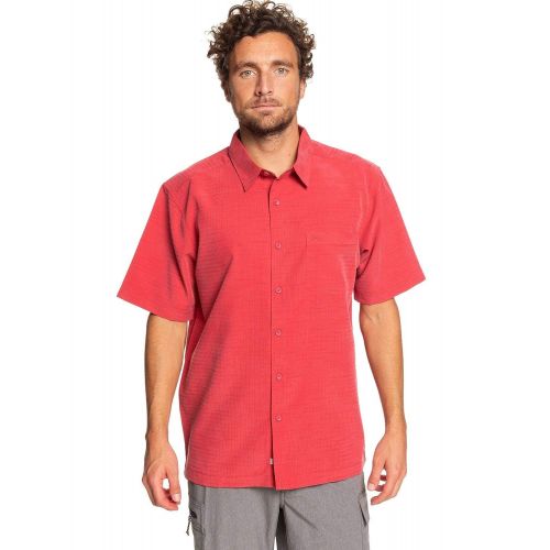 퀵실버 Quiksilver Mens Centinela 4 Comfort Fit Button Down Shirt