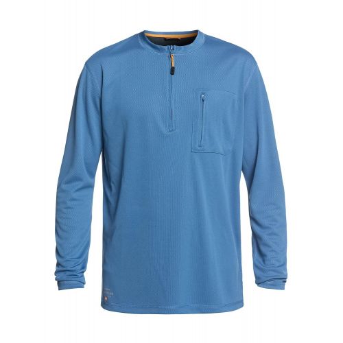 퀵실버 QUIKSILVER Mens Bayside Long Sleeve Rashguard Swim Shirt