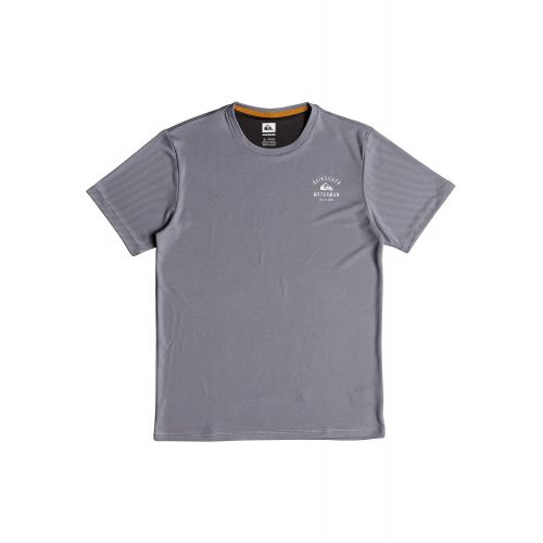 퀵실버 Quiksilver Mens Gut Check Short Sleeve Rashguard Swim Shirt 50+ UPF