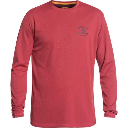 퀵실버 Quiksilver Mens Gut Check Ls 40+ UPF Long Sleeve Shirt