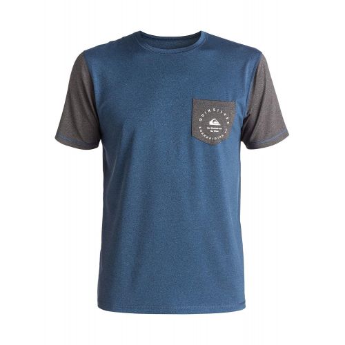 퀵실버 Quiksilver Mens Badge Pocket T-Shirt Rashguard