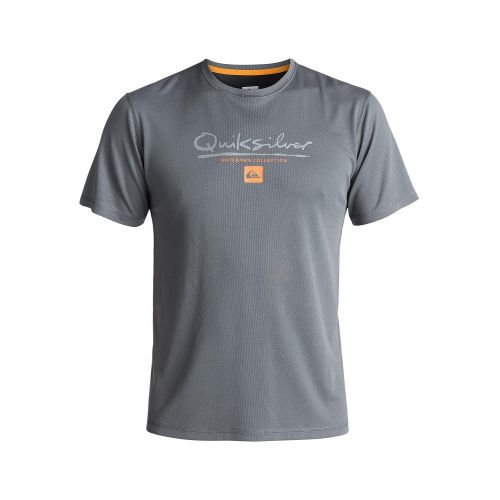 퀵실버 Quiksilver Waterman Mens Gut Check Ss Surf Tee, Quiet Shade, M: Clothing