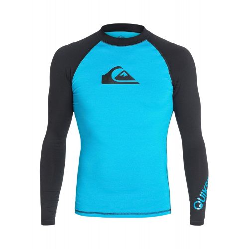 퀵실버 Quiksilver All Time Long Sleeve Rashguard Swim Shirt UPF 50+