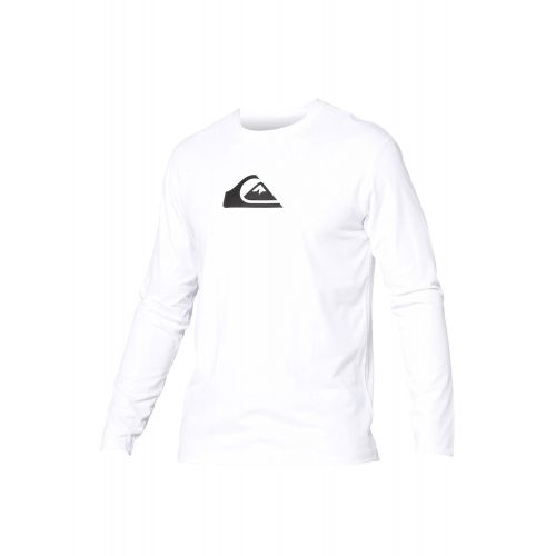 퀵실버 Quiksilver Mens Solid Streak Long Sleeve Rash Guard