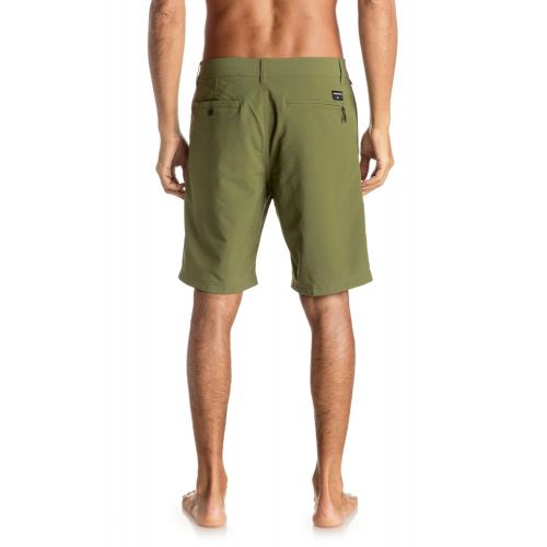 퀵실버 Quiksilver Mens Twill Yarn Dye Amphibian 20 Inch Hybrid Short