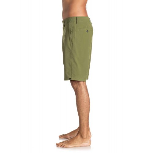 퀵실버 Quiksilver Mens Twill Yarn Dye Amphibian 20 Inch Hybrid Short