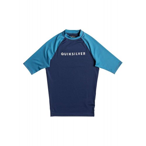 퀵실버 Quiksilver Mens Always There Short Sleeve Rashguard UPF 50+ Sun Protection