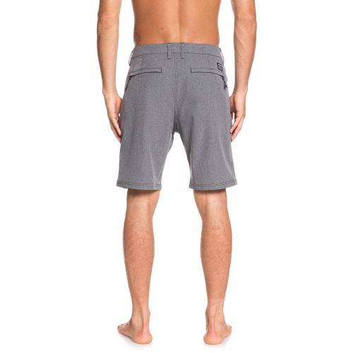 퀵실버 Quiksilver Mens Navigate Amphibian 20 Hybrid Short, Black, 34