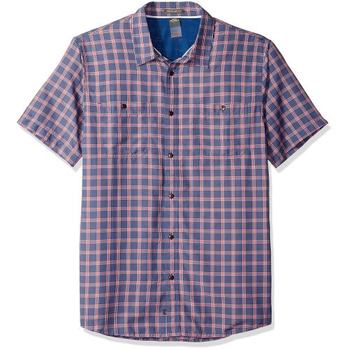 퀵실버 Quiksilver Mens Wake Plaid Fences S/S Shirts