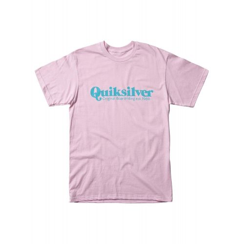 퀵실버 Quiksilver Mens Twin Fin Mates Light Pink Shirts Size