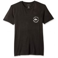 Quiksilver Mens SKULLED Short Sleeve, Black, M