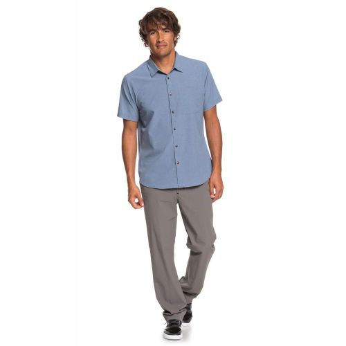 퀵실버 Quiksilver Mens Tech Tides Button Down Shirt