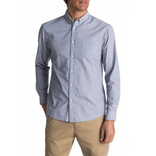 퀵실버 Quiksilver Mens Everyday Wilsden Short Sleeve Button Down Shirt