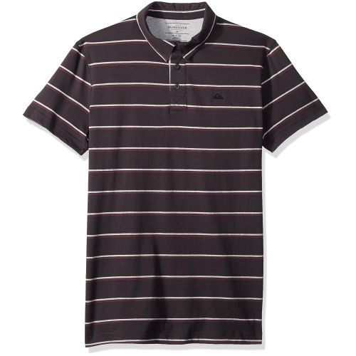 퀵실버 Quiksilver Mens Stripe Polo Knit