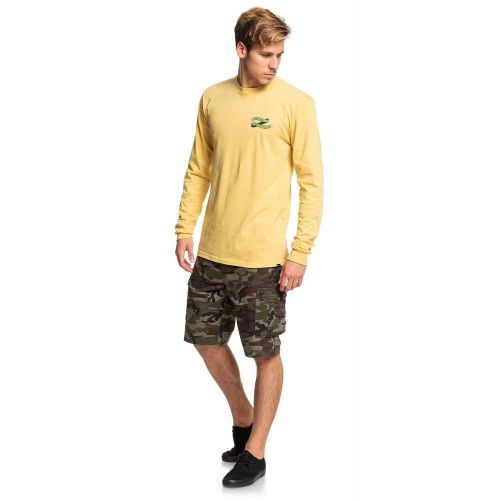 퀵실버 Quiksilver Mens Electric Ocean Long Sleeve Tee