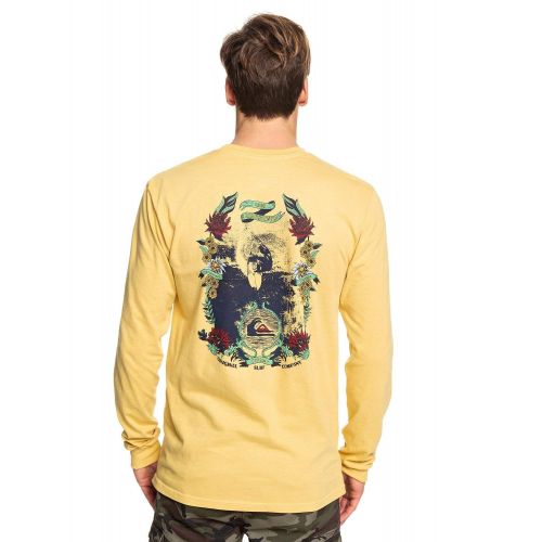 퀵실버 Quiksilver Mens Electric Ocean Long Sleeve Tee