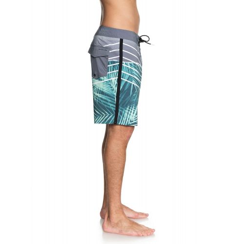 퀵실버 Quiksilver Mens Highline Palm Slash 19 Boardshort Swim Trunk, Tropic Green, 40