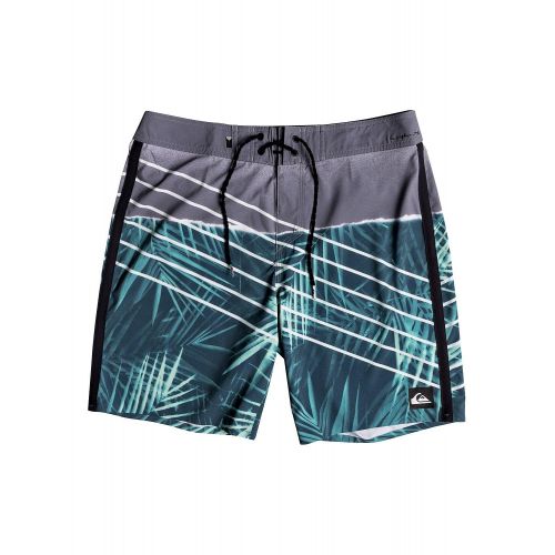 퀵실버 Quiksilver Mens Highline Palm Slash 19 Boardshort Swim Trunk, Tropic Green, 40