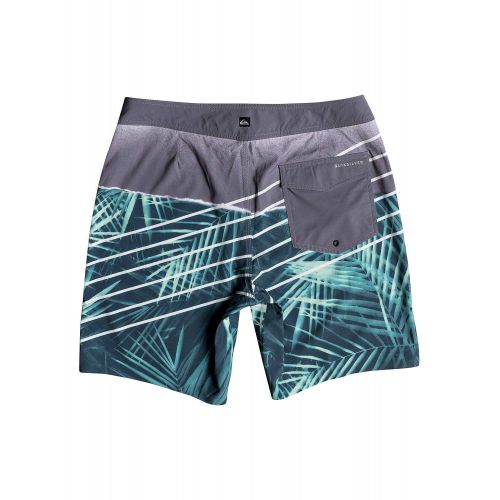 퀵실버 Quiksilver Mens Highline Palm Slash 19 Boardshort Swim Trunk, Tropic Green, 40