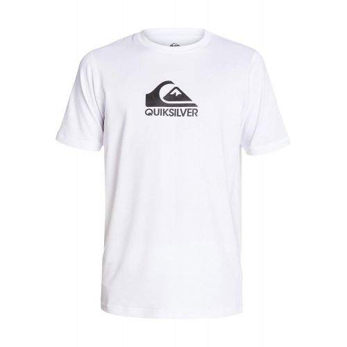 퀵실버 Quiksilver Mens Solid Streak Short Sleeve Rash Guard