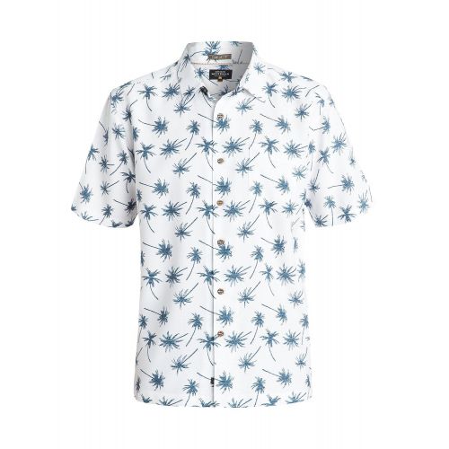 퀵실버 Quiksilver Waterman Mens Mini Palms Button-Down Shirt