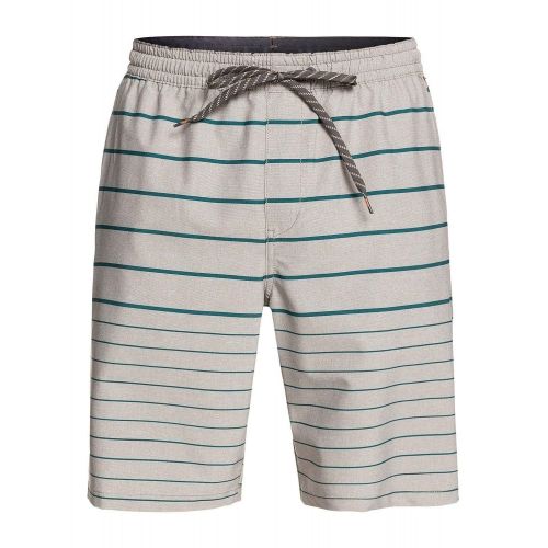 퀵실버 Quiksilver Mens SUVA Stripe Amphibian 20 Hybrid Shorts