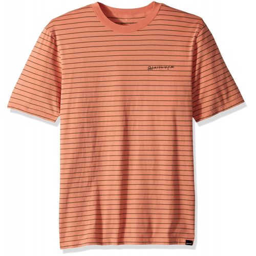 퀵실버 Quiksilver Mens Lazy Laguna Stripe Ss Tee Knit T-Shirt