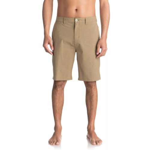 퀵실버 Quiksilver Mens Union Heather Amphibian 21 inch Hybrid Shorts, Elmwood, 31