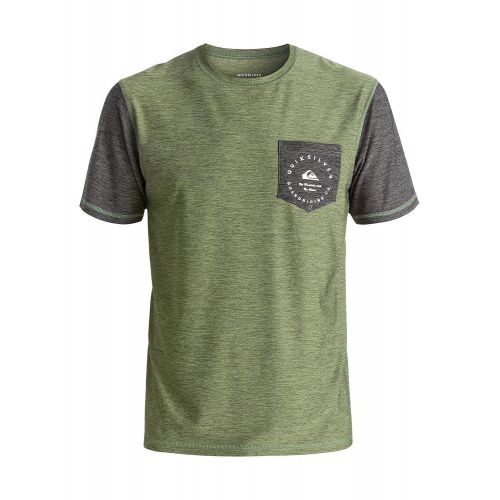 퀵실버 Quiksilver Mens Badge Pocket T-Shirt Rashguard
