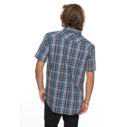 퀵실버 Quiksilver Mens Everyday Check Short Sleeve