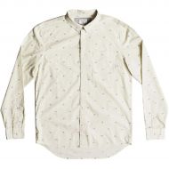 Quiksilver Mens Fuji Mini Motif Long Sleeve Button Down Shirt