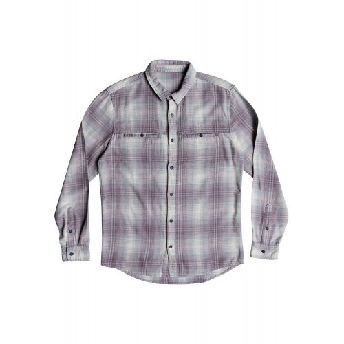 퀵실버 Quiksilver Mens Konga Pass Button Down Flannel Shirt