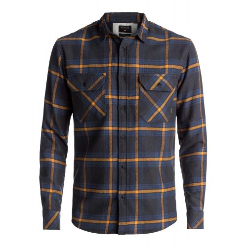 퀵실버 Quiksilver Mens Fitz Forktail Flannel Shirt