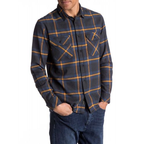 퀵실버 Quiksilver Mens Fitz Forktail Flannel Shirt