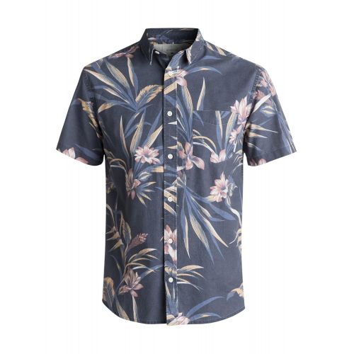 퀵실버 Quiksilver Mens Longa Locka Ss Button Down Shirt