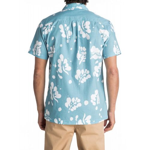 퀵실버 Quiksilver Mens Los Palmas Button Down Floral Shirt