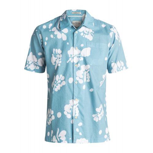 퀵실버 Quiksilver Mens Los Palmas Button Down Floral Shirt